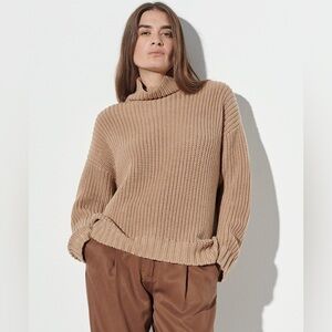 The Reset The Max MockNeck Wool Sweater Size Large